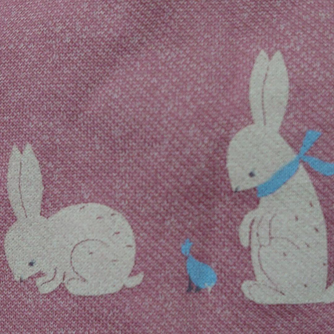 犬服 SS わんこの普段着　うさぎ×ピンク