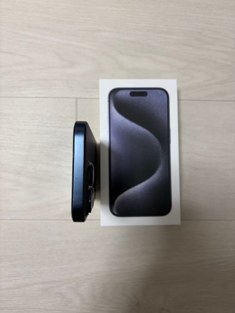 iPhone 15 Pro 256GB ブルーチタニウム