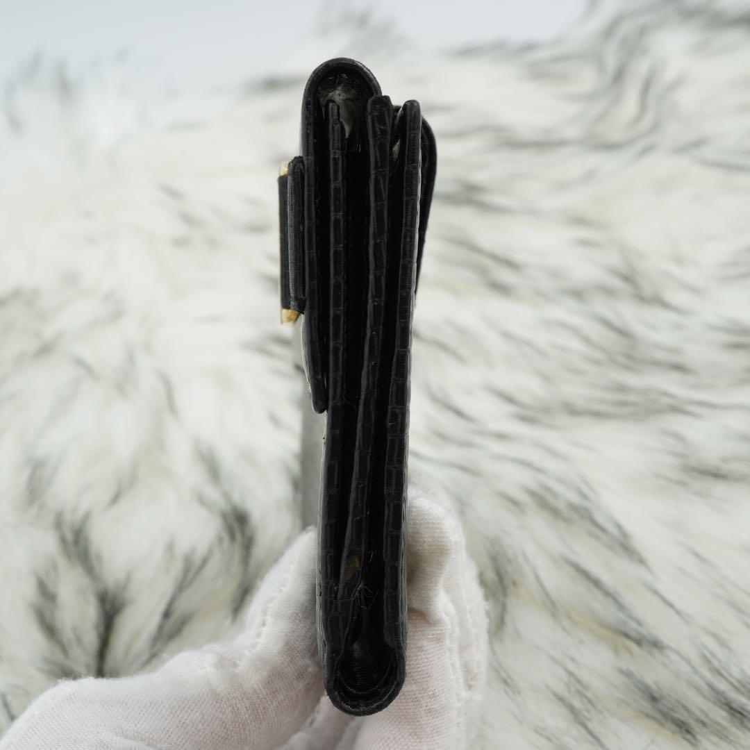 新品未使用品　Salvatore Ferragamo 二つ折り財布　ヴァラリボン