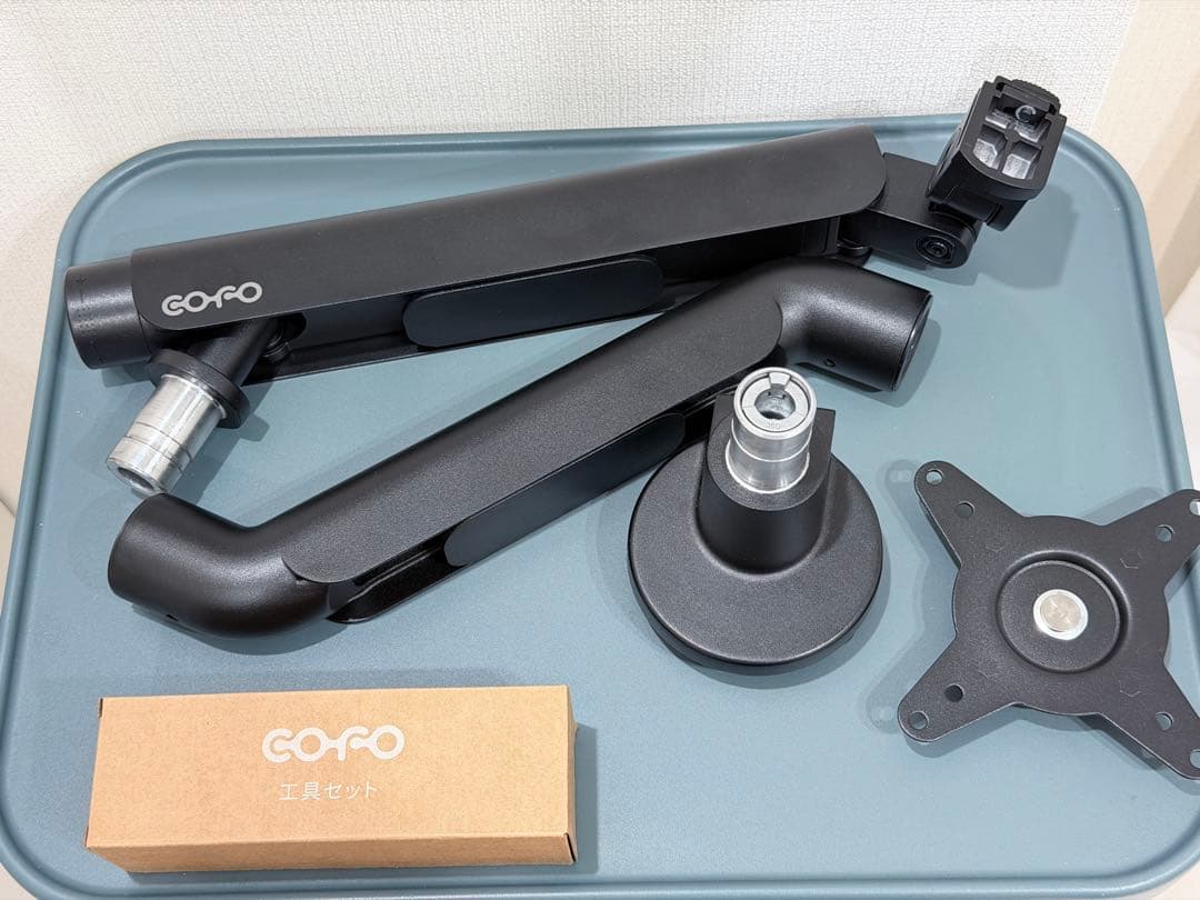 【美品】COFO 無重力モニターアーム Pro シングル ブラック