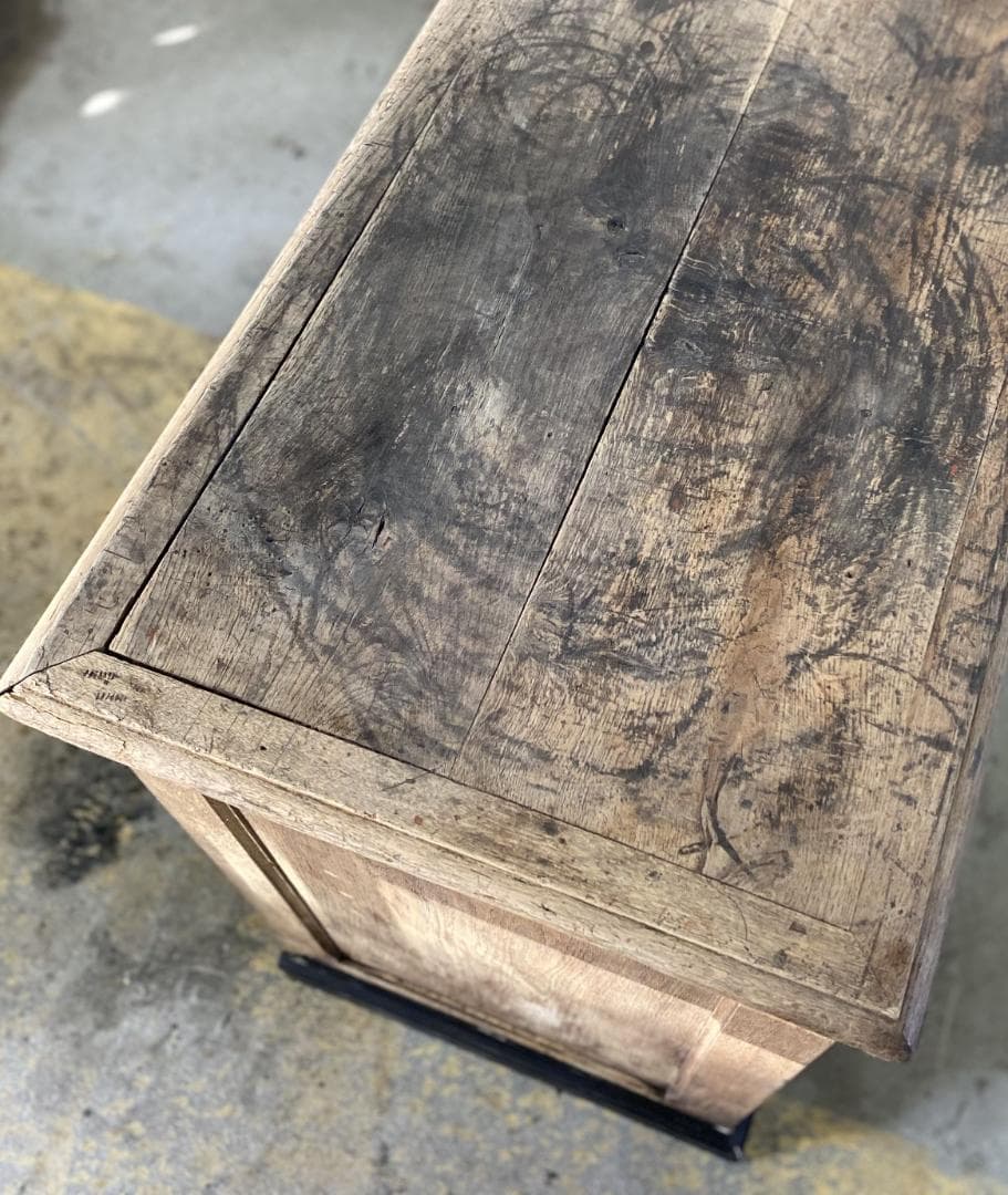 フランス アンティーク Shop Counter カウンター テーブル チェスト