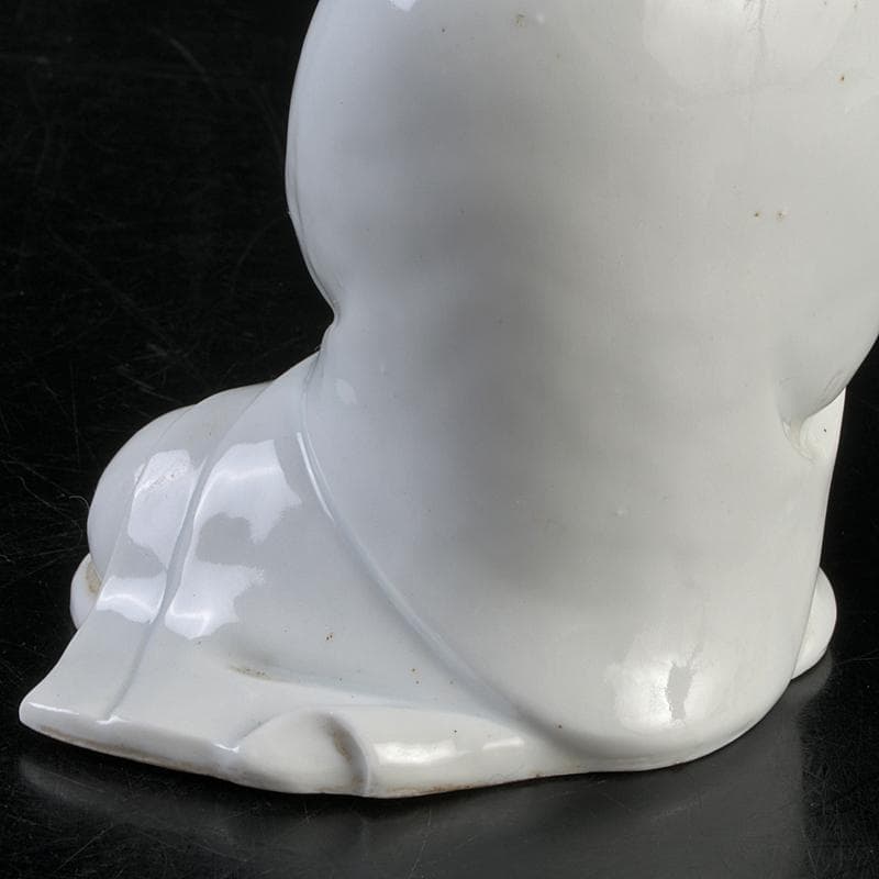 中国　徳化窯　白磁　観音像　仏像　置物　M　R9085