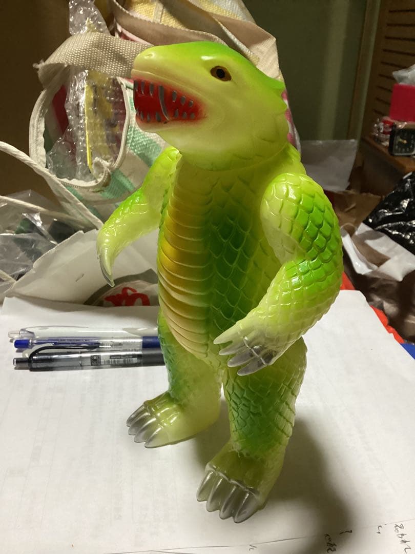 ブルマァク 蓄光モグネス　レアソフビ　袋無し美品　値引不可