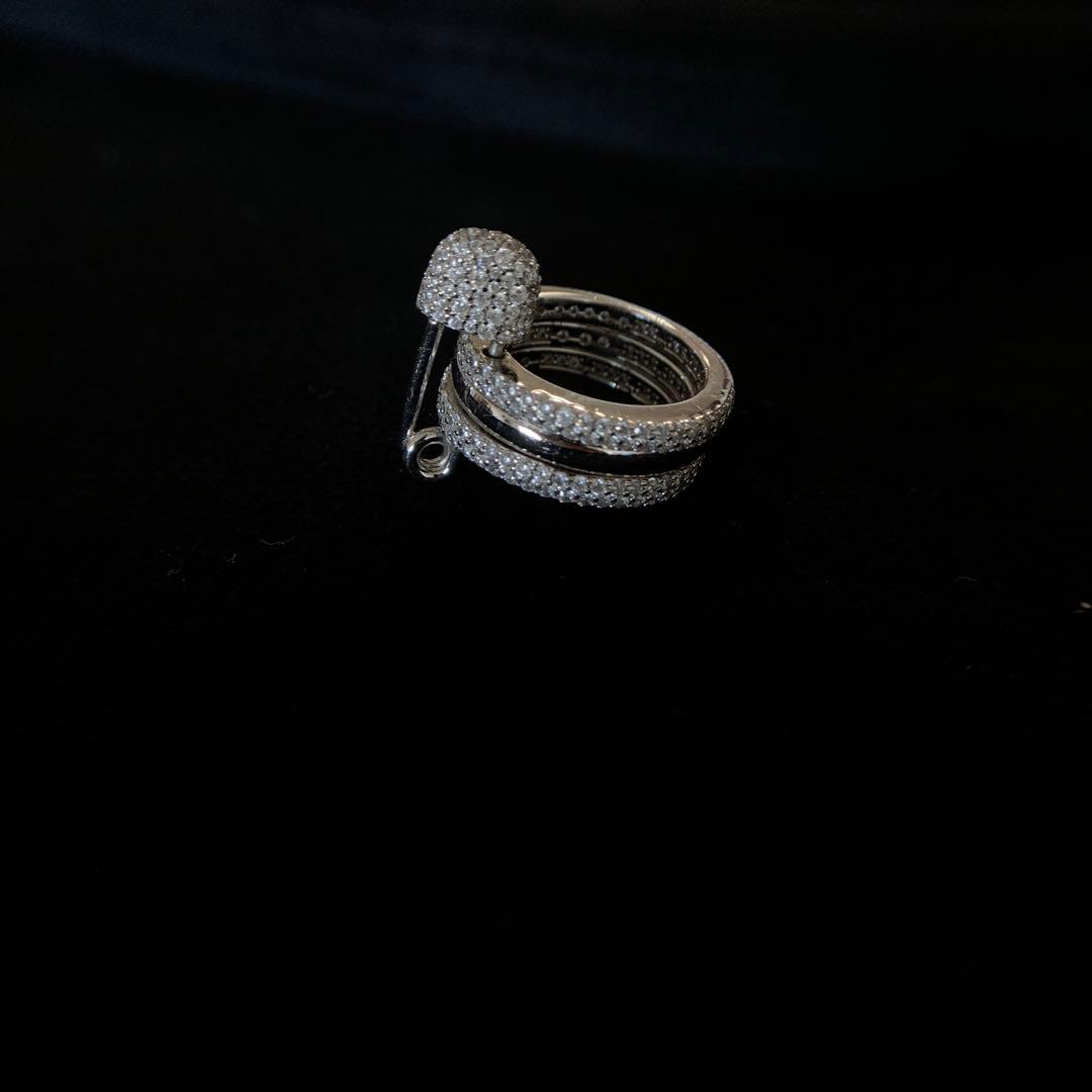 apm monaco エーピーエムモナコ ag925 安全ピン リング 8号