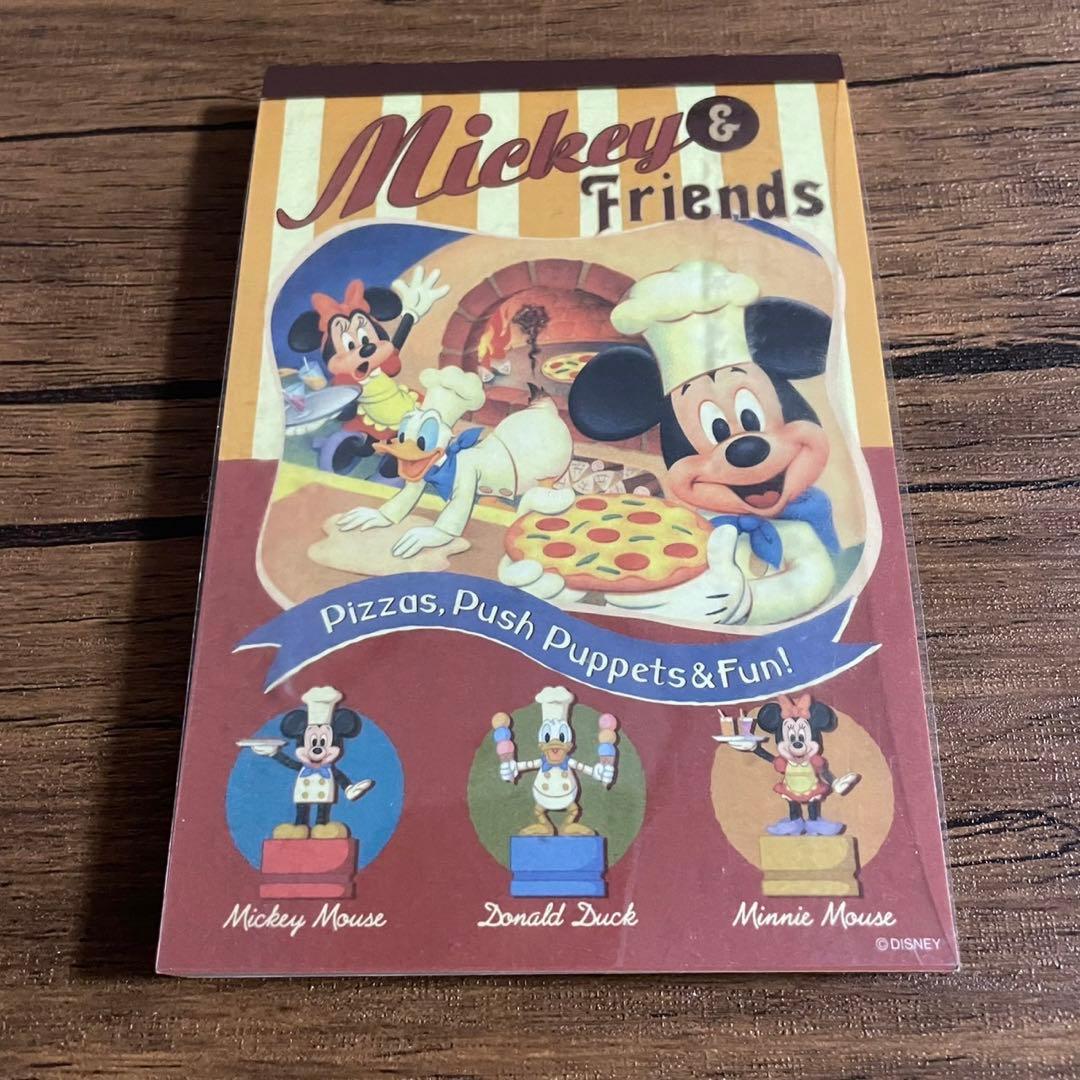 ディズニー メモ スウィートラブ2015 ハート　ミッキー ミニー　ふせん