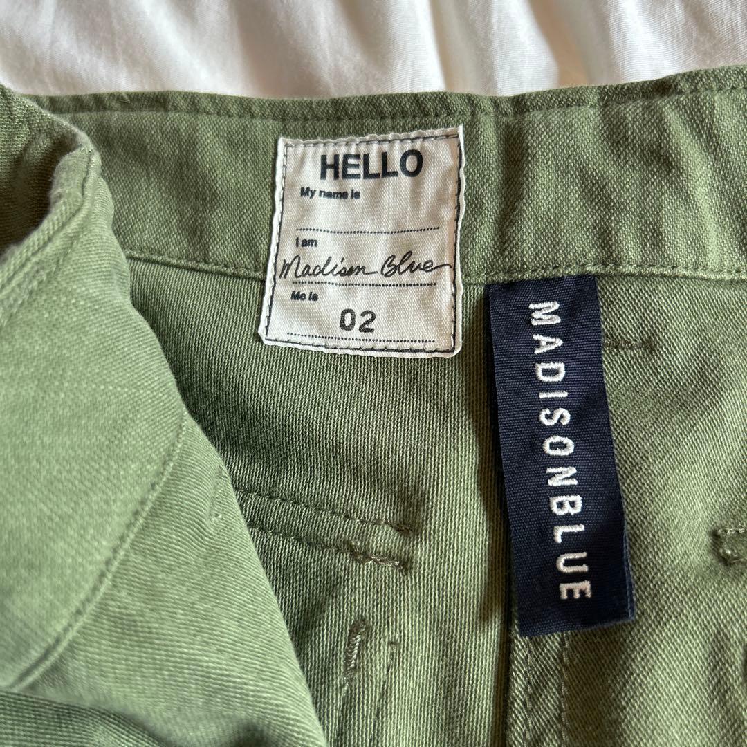 MADISON BLUE マディソンブルー ファティーグパンツ カーキ 02