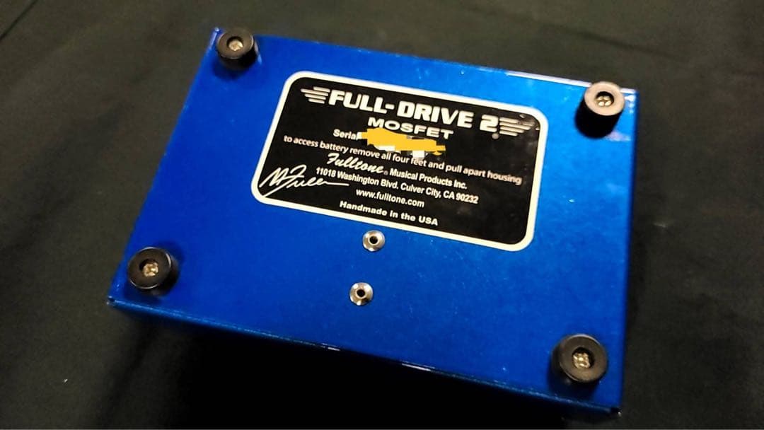 FULL-DRIVE 2 MOSFET ギターエフェクター