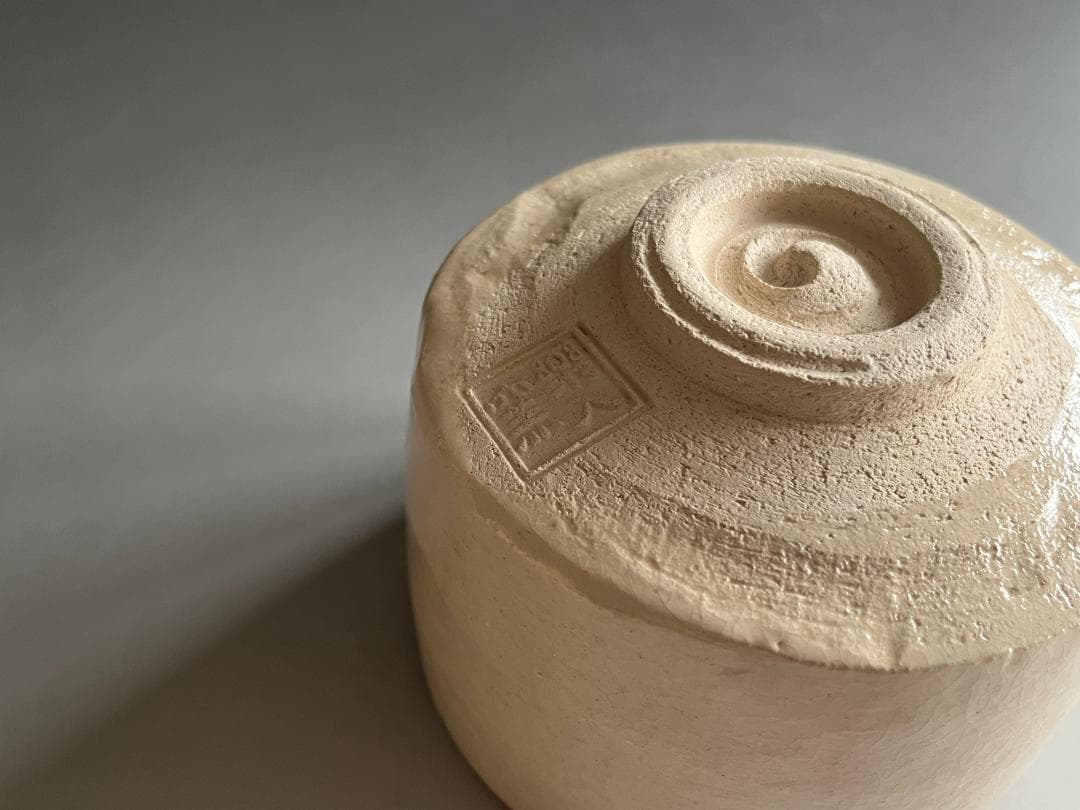 吉村楽入　白楽　青楓　茶碗　茶道具