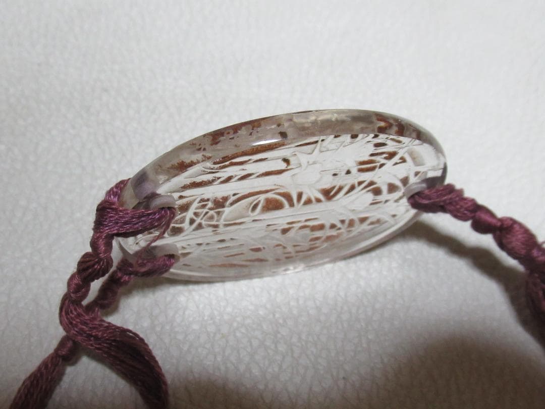 1915年定価30万◆ルネ・ラリック『垂れ下がる花』ペンダント セピア色パチネ彩