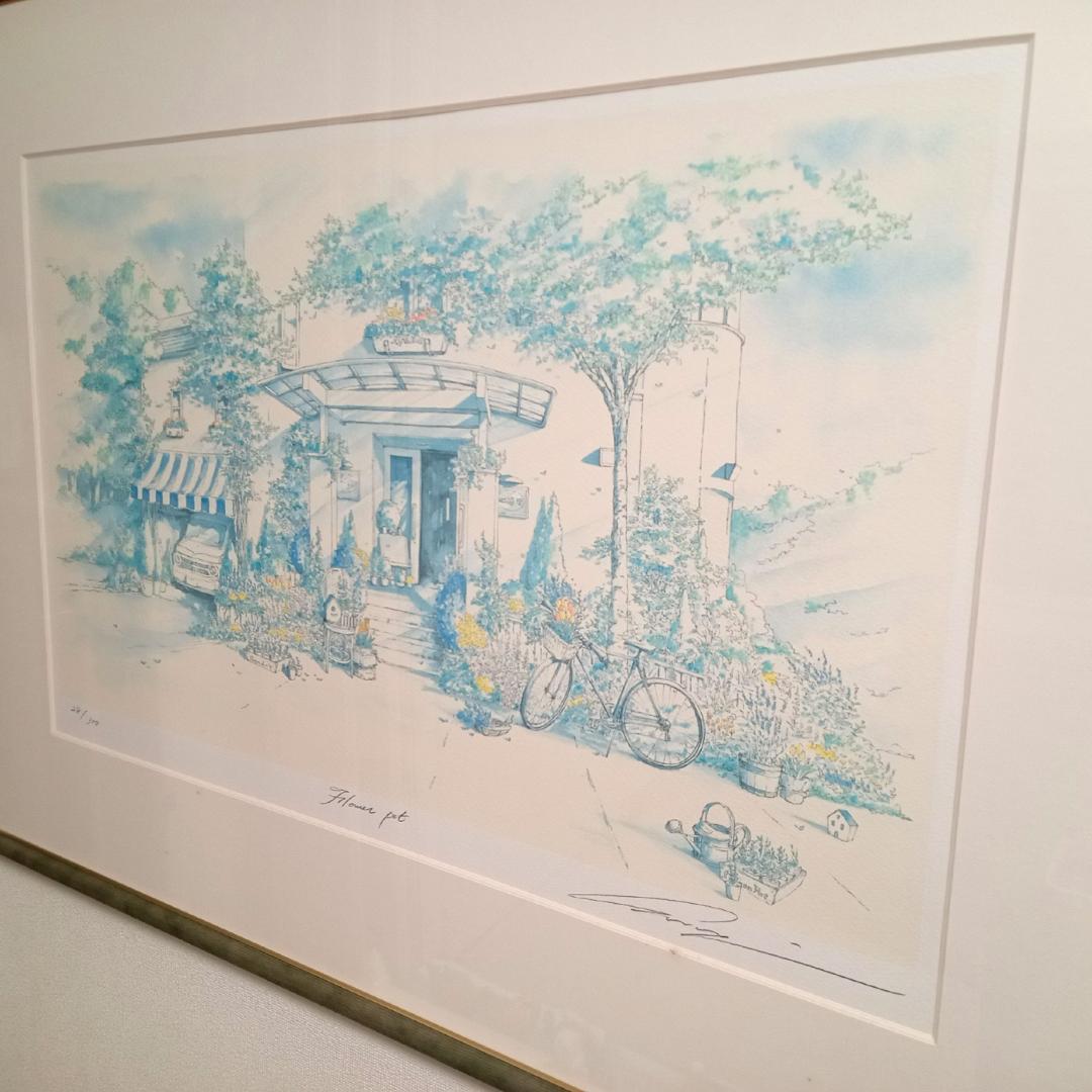 内田新哉 リトグラフ FLOWER POT（フラワー・ポット） 限定28/300