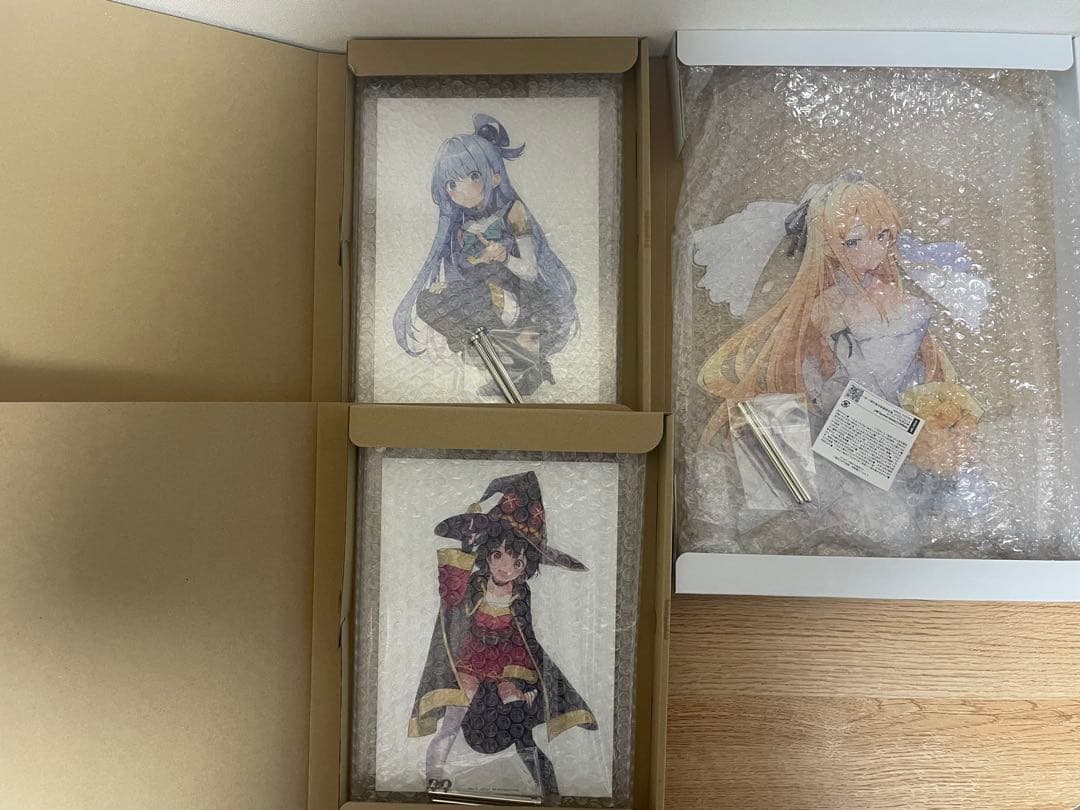 この素晴らしい世界に祝福を！　アクスタ　缶バッジ　等　めぐみん　ゆんゆん　アクア