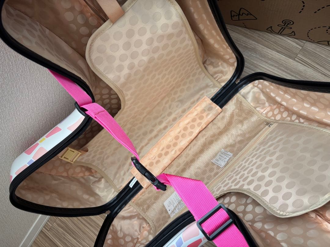 NORICCO 子供が乗れるキッズキャリー　スイートリボン