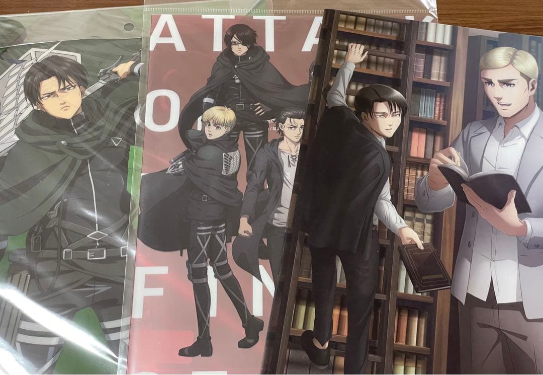 進撃の巨人　クリアファイルセット(リヴァイ)