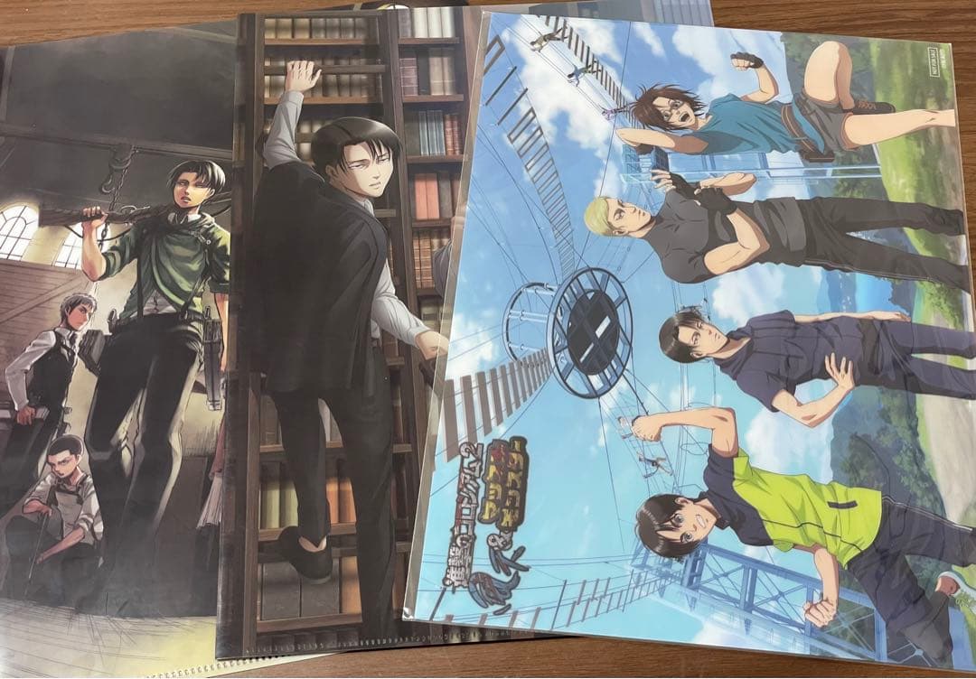 進撃の巨人　クリアファイルセット(リヴァイ)