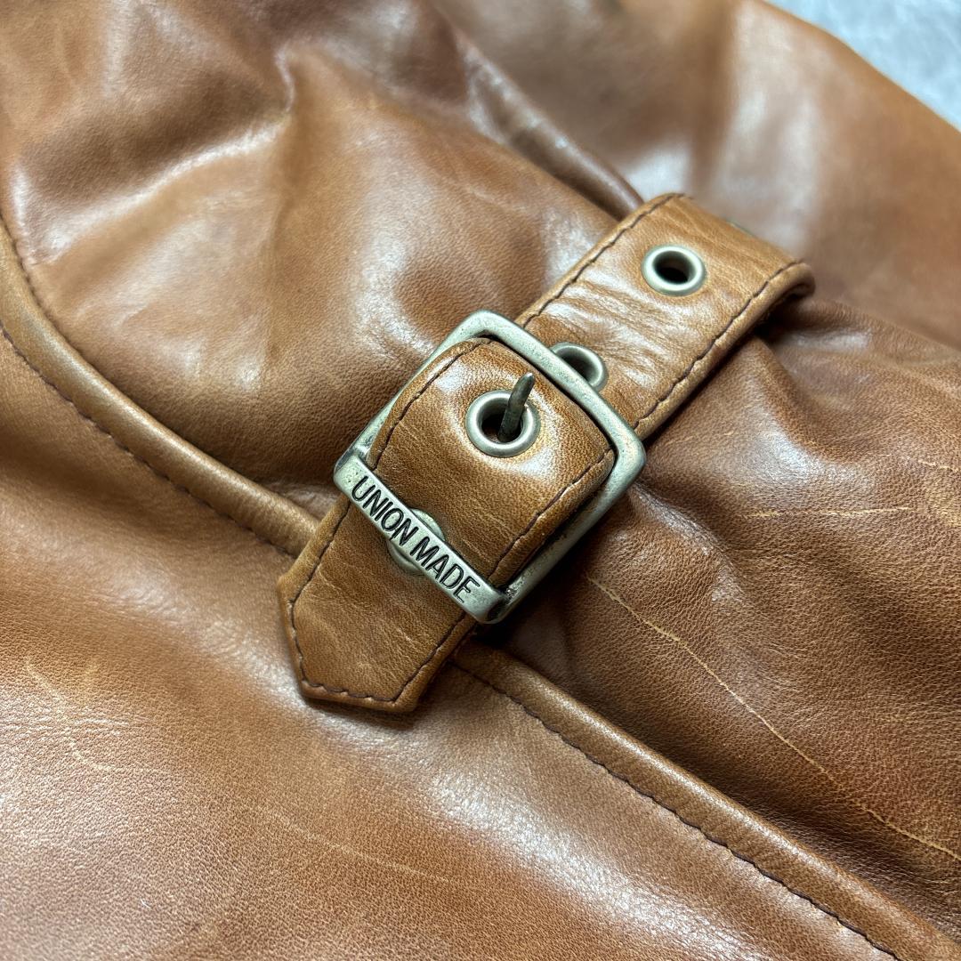 高級 A2 type シングルライダース ジャケット 36 BlueCross