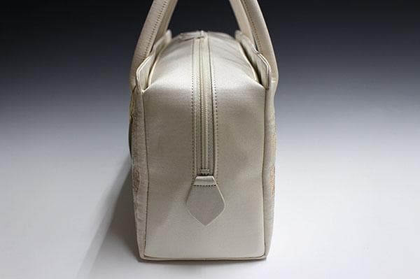 新品未使用品　京都 西陣織正絹帯地使用　利休バッグお茶席　25068