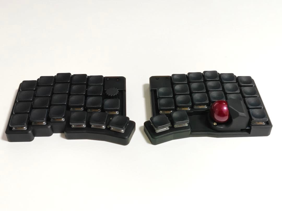 Glove43tb 完成品 低背トラボ ロープロファイル 無線接続 ブラック