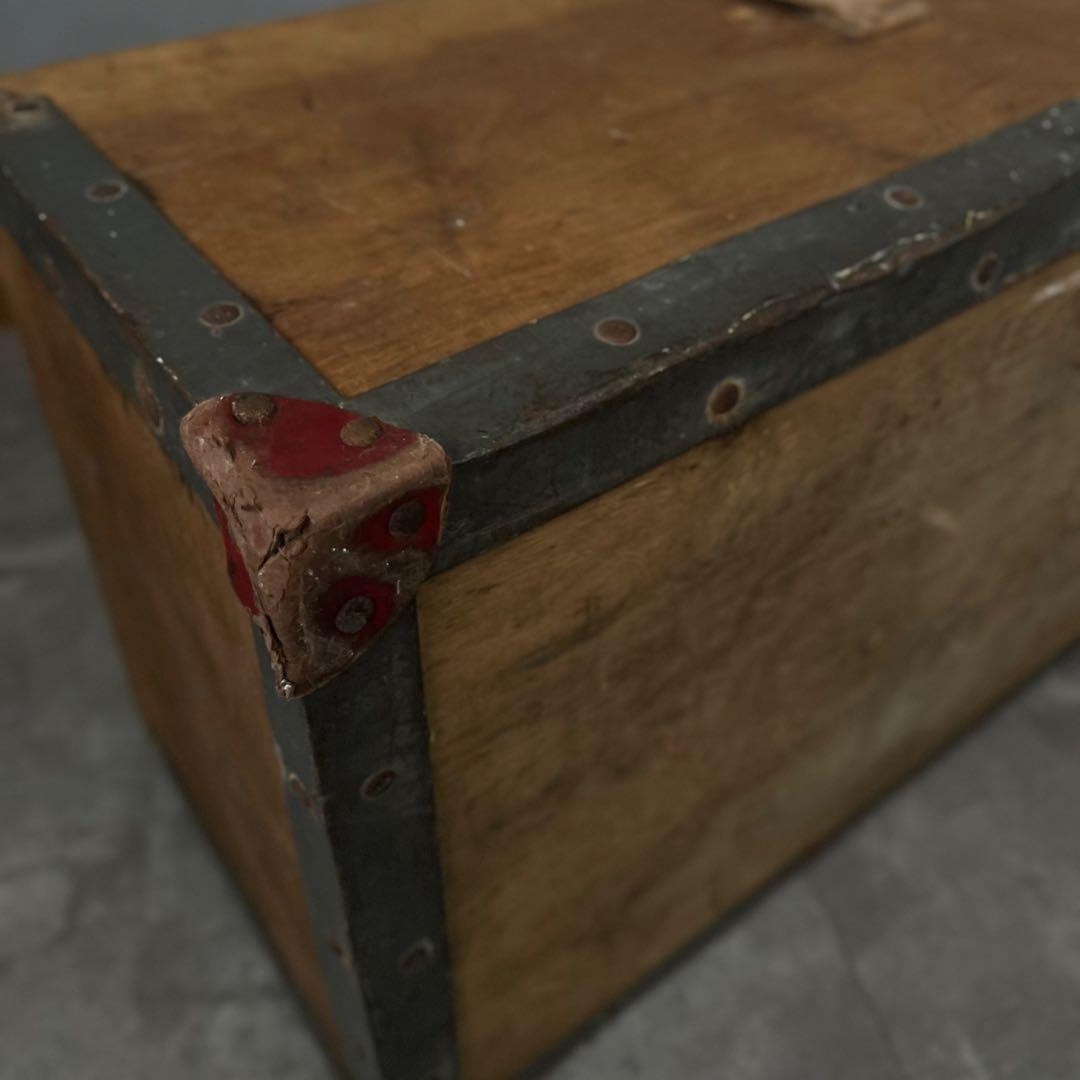 イギリスアンティーク ウッドボックス コンテナ 収納