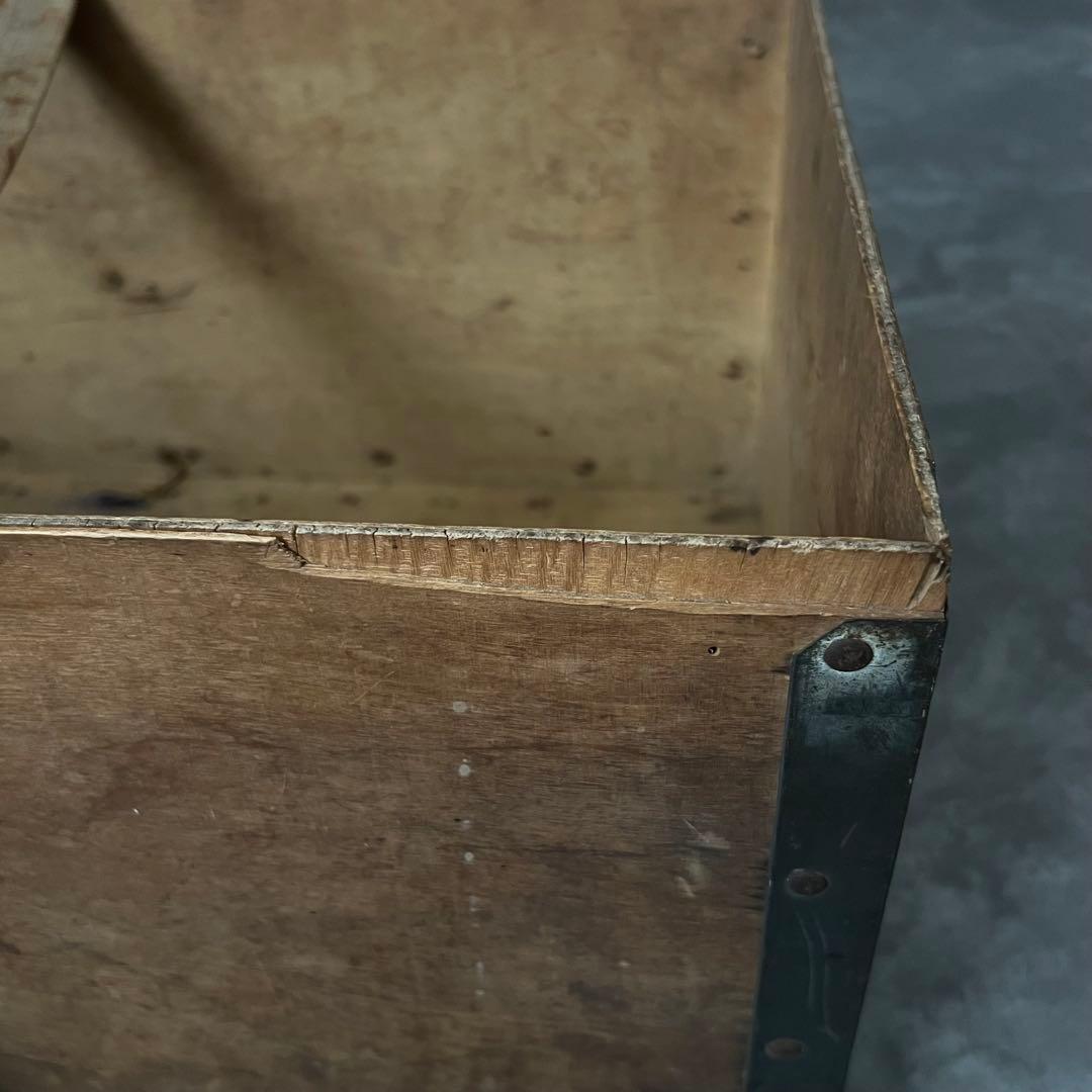 イギリスアンティーク ウッドボックス コンテナ 収納