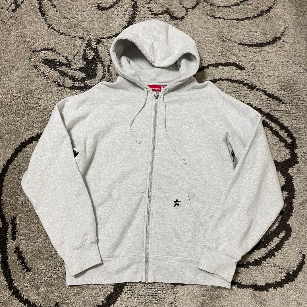 SUPREME シュプリーム ジップアップパーカー スウェットパーカー 星ロゴ