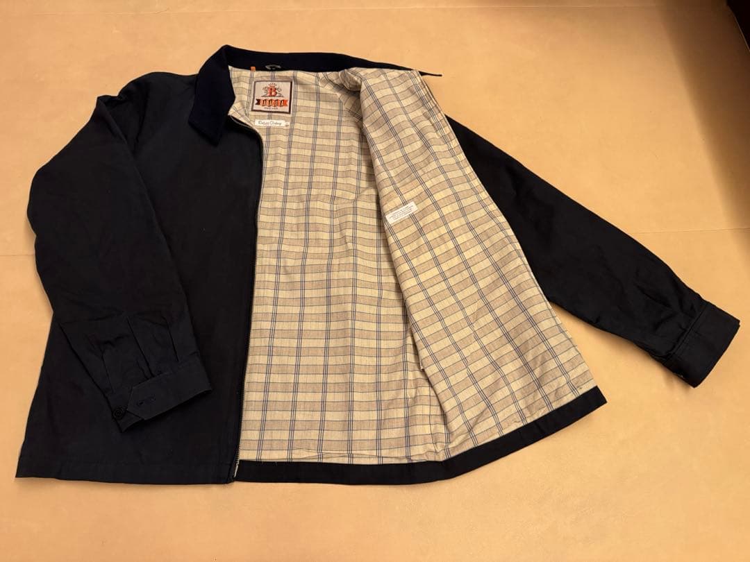 バラクータ　メンズL ジャケット　ブルゾン　コットン100ブラック　黒　アウター