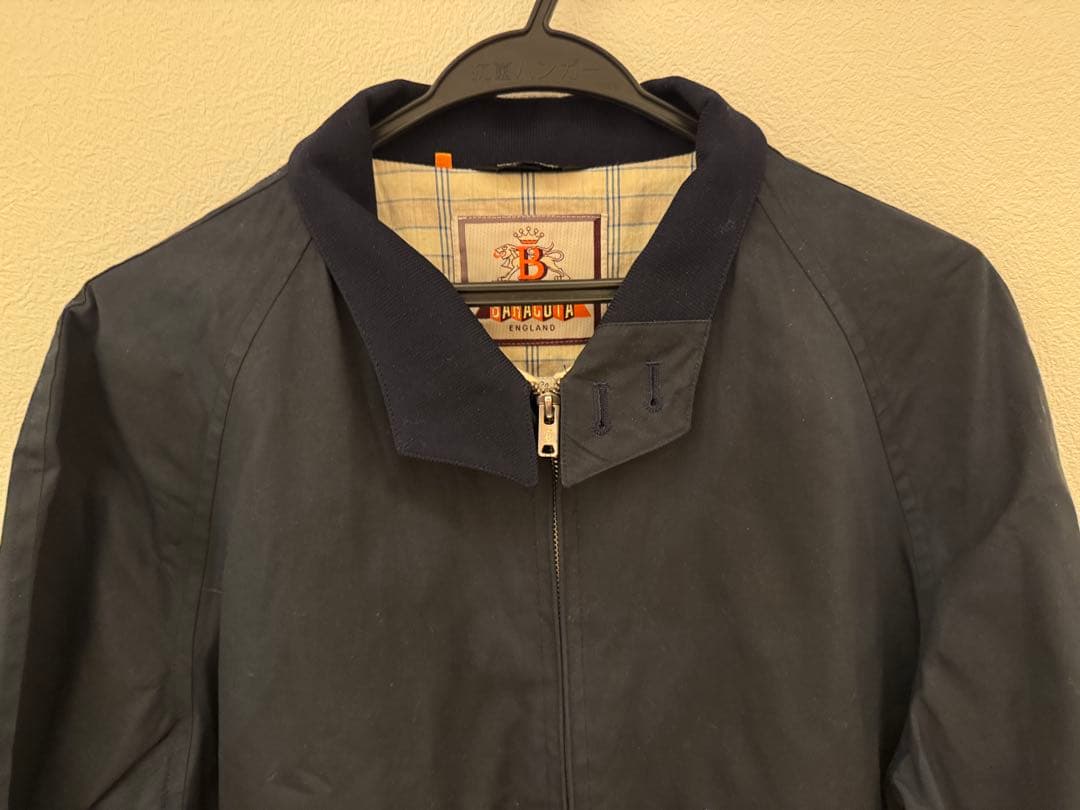 バラクータ　メンズL ジャケット　ブルゾン　コットン100ブラック　黒　アウター