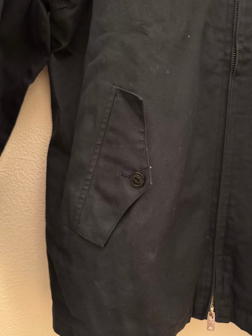 バラクータ　メンズL ジャケット　ブルゾン　コットン100ブラック　黒　アウター