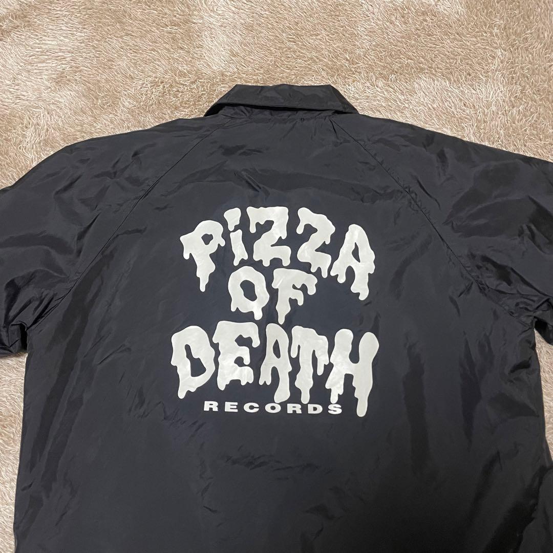 PIZZA OF DEATH ピザオブデス　コーチジャケット ブラック Sサイズ