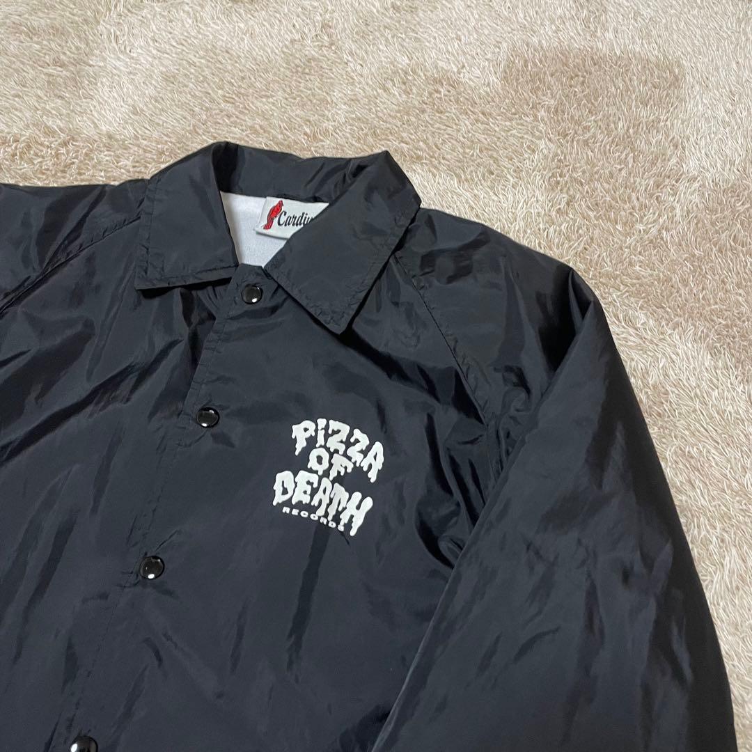 PIZZA OF DEATH ピザオブデス　コーチジャケット ブラック Sサイズ