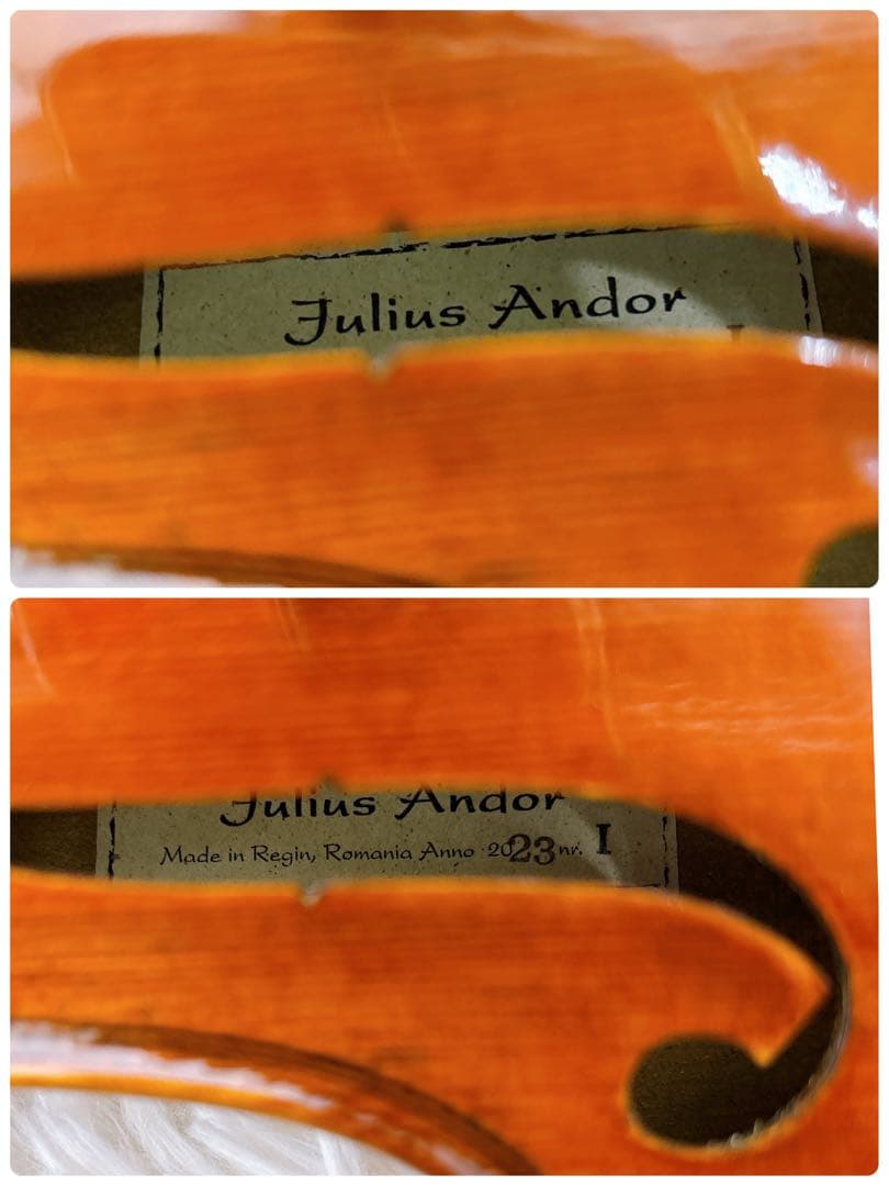 希少品　ユリウス・アンドール　バイオリン　弦楽器　フルサイズ