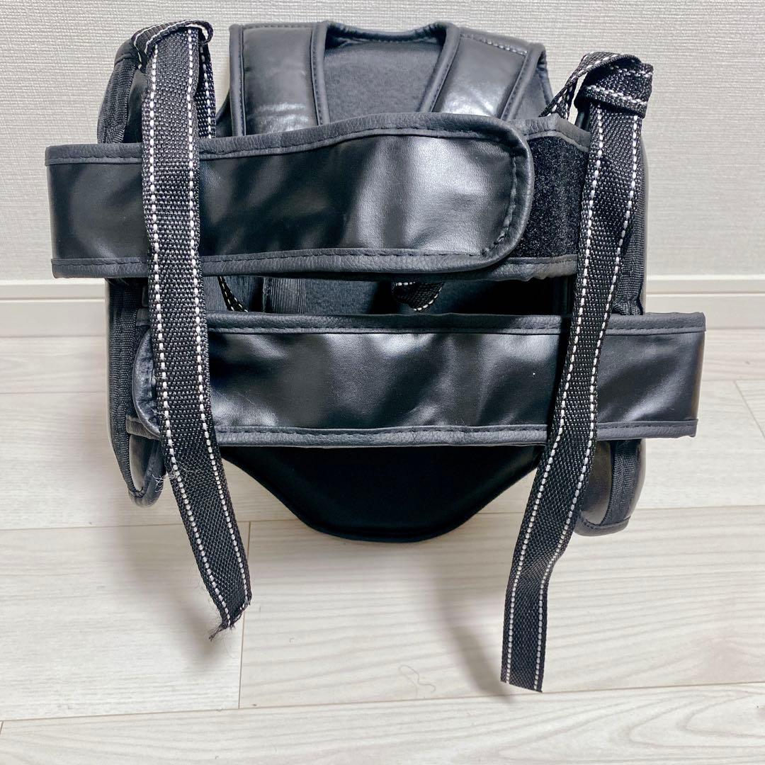 ハンドメイド LAST STAND ボディミット セミレザー M 格闘技