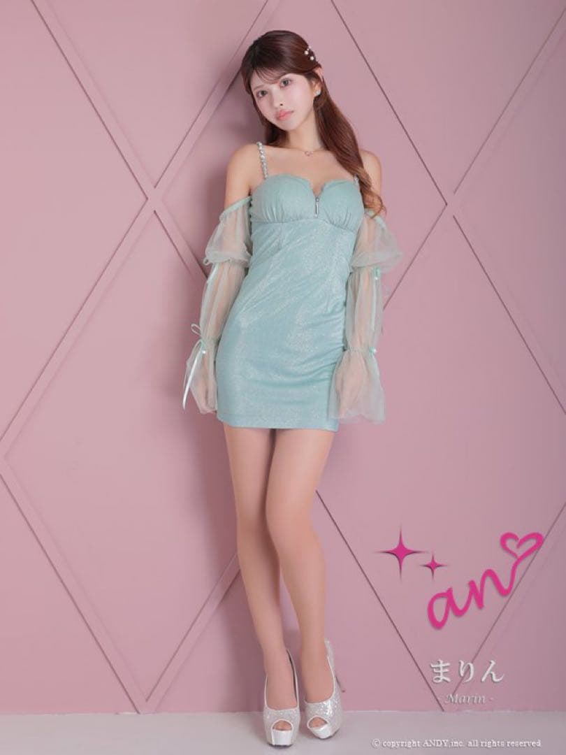 an ドレス　M ミント　シュガー　エンジェルアール　ピュアレス