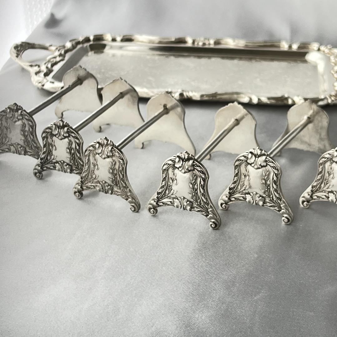 【仏蘭西】 ルイ16世様式 ナイフレスト / カトラリーレスト 6個