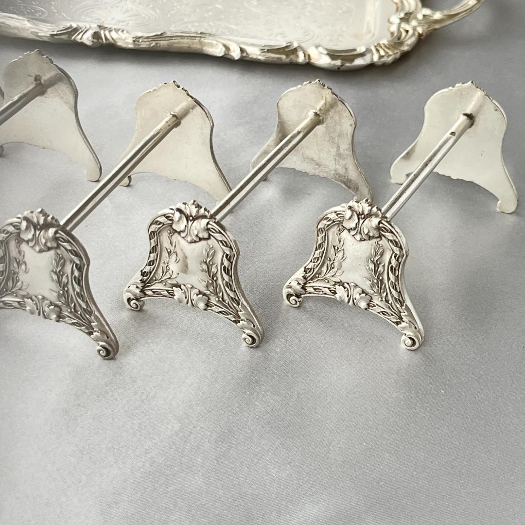 【仏蘭西】 ルイ16世様式 ナイフレスト / カトラリーレスト 6個