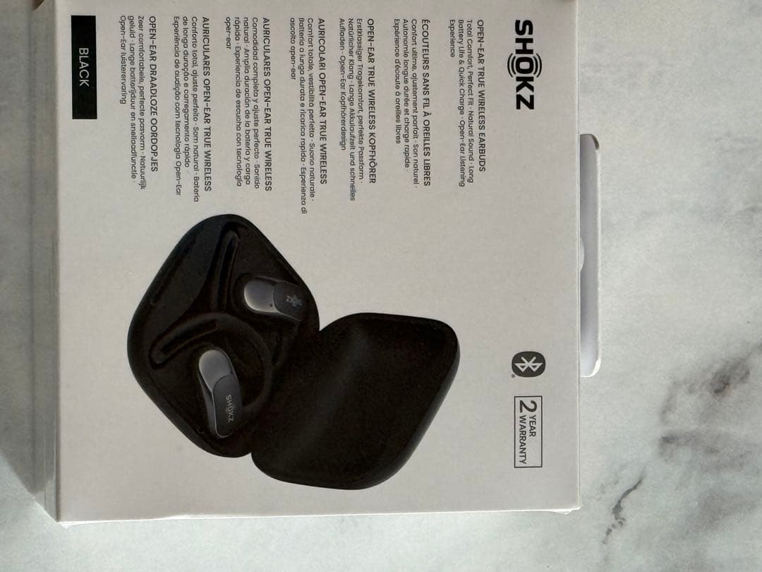 Shokz ショックズ　open fit Air オープンフィットエアー