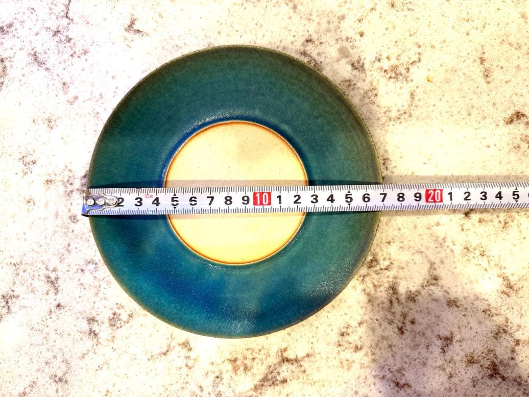 大嶺工房 やちむん ペルシャブルー 平皿17cm 2枚セット