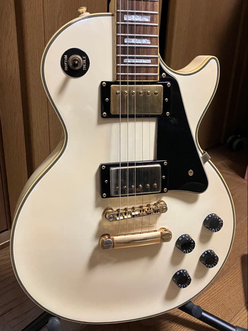 ギター epiphone les paul custom white