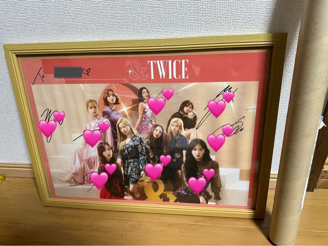 &TWICE サイン入りポスター