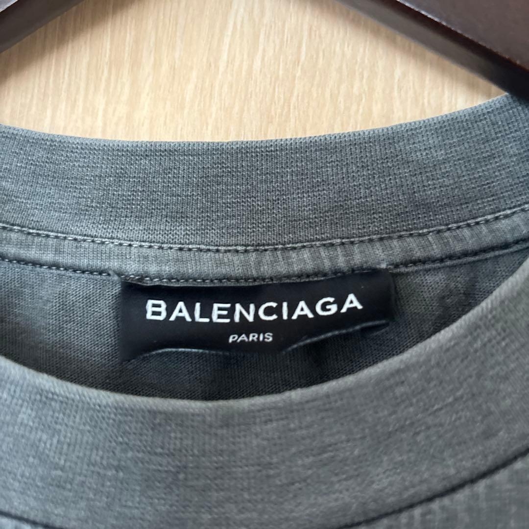 BALENCIAGA パリ風景 Tシャツ Sサイズ グレー