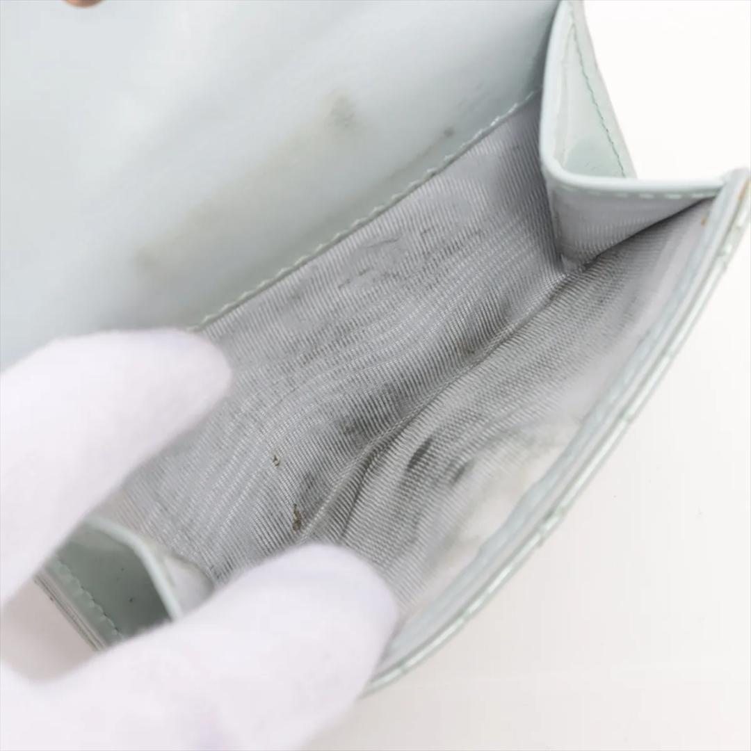 Dior 三つ折り財布 レディディオール カナージュ パテントレザー ディオール