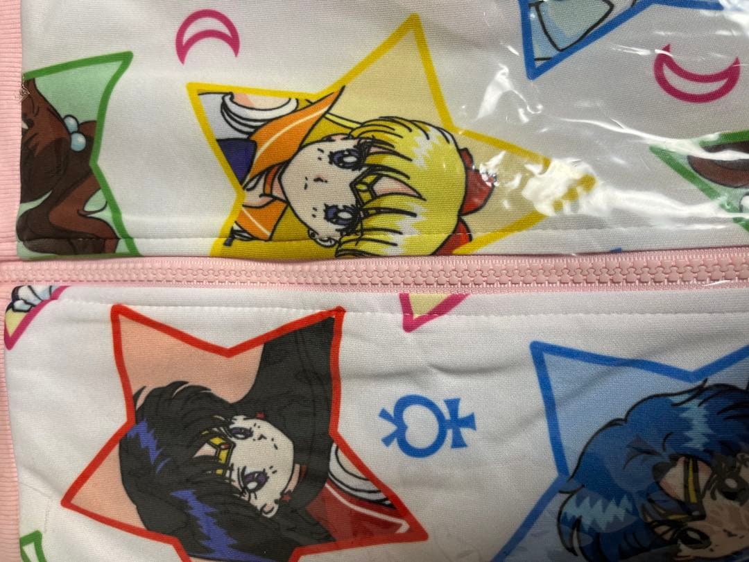 美少女戦士セーラームーン　総柄パーカー 　ピンク