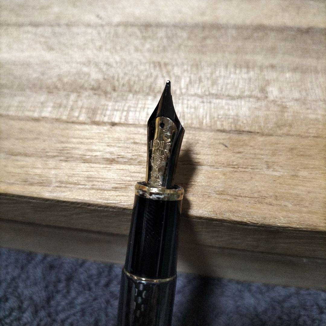 14K SAILOR 黒い金属製万年筆