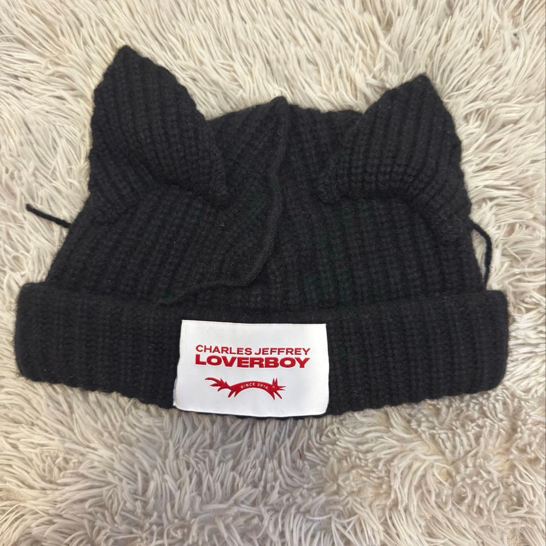 CHARLES JEFFREY LOVERBOY ネコ耳　ニット帽　ラバーボーイ