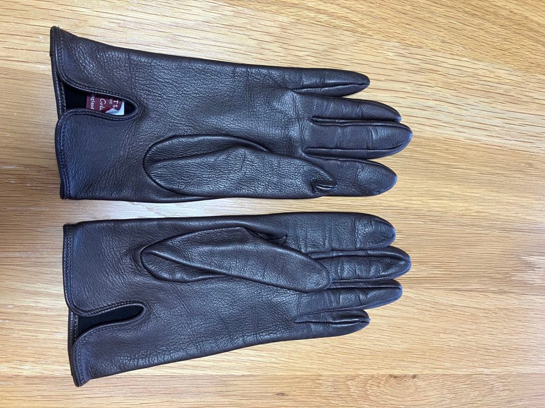 DENTS レザー手袋 ダークブラウン　サイズ7.5
