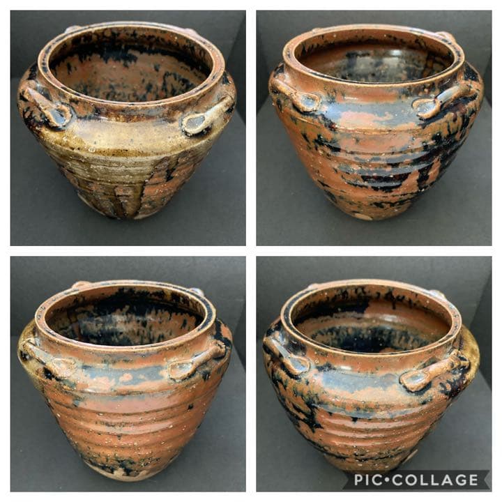 祖母懐　四耳壷　古瀬戸　祖母懐焼　壷　茶道具