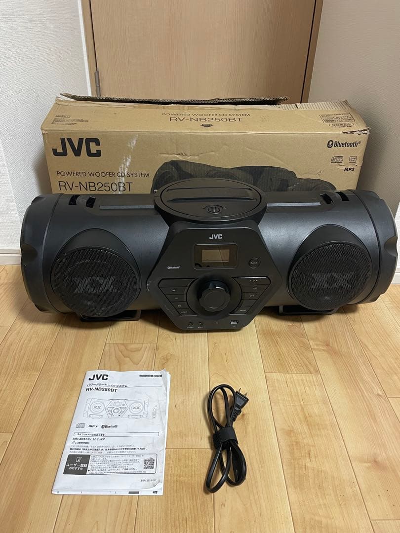 JVC RV-NB250BT パワードウーハーCDシステム　中古