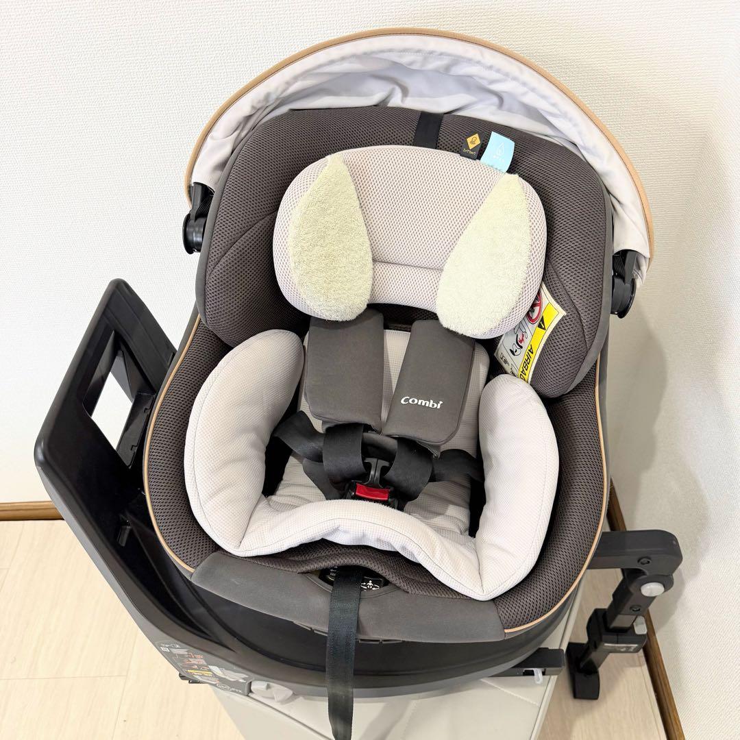【美品】コンビ クルムーヴスマート ISOFIX エッグショック JL-590