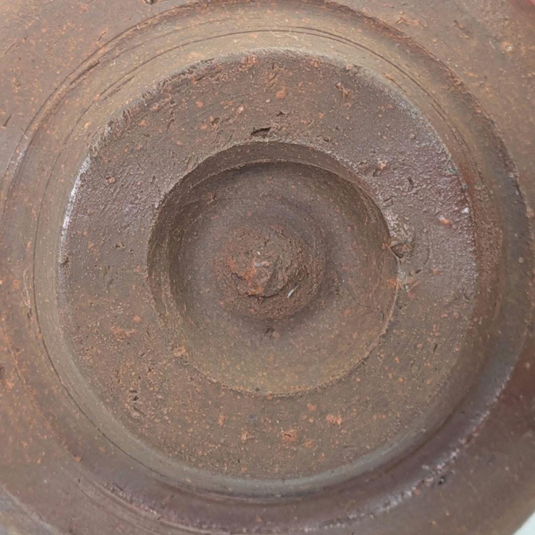 人間国宝 藤原雄 備前焼 緋襷ぐい呑 用心箱合布 酒器 酒盃 酒杯 食器 お猪口