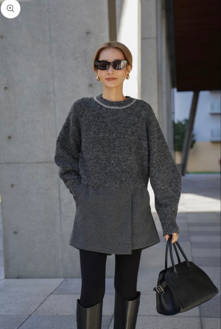 新品 即納 ELLIE スコート【GRAY】