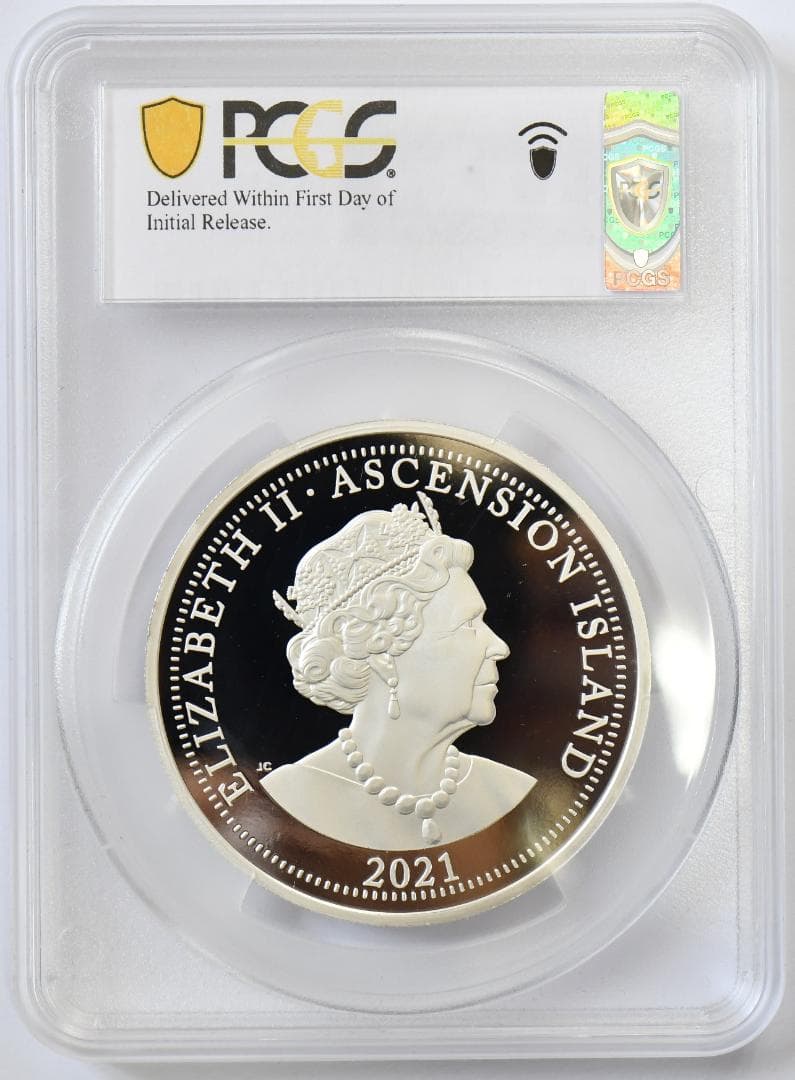 2021 アセンション島5オンス銀貨ダイアナ妃PCGS PR70DCAM FDI